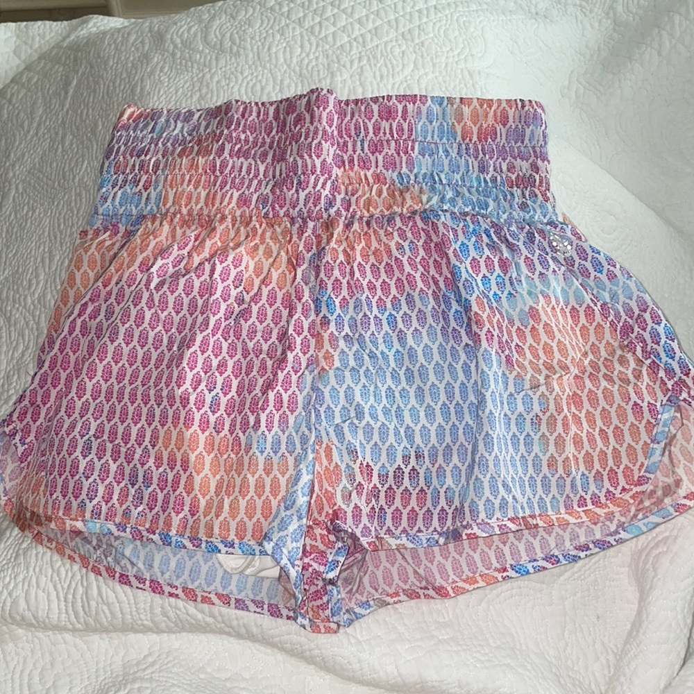 Free People Movement The Way Home Printed Shorts Size L NWT